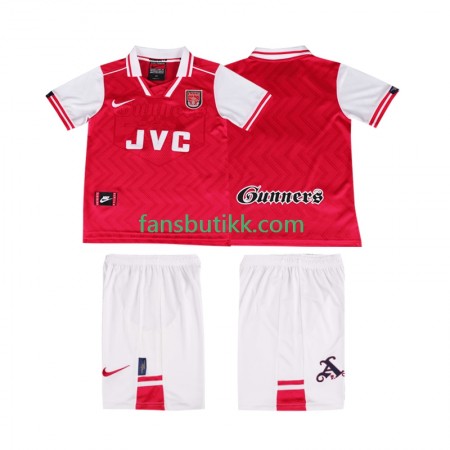 Fotballdrakt Arsenal Barn Retro Hjemmetrøye 1996 1997 Kortermet